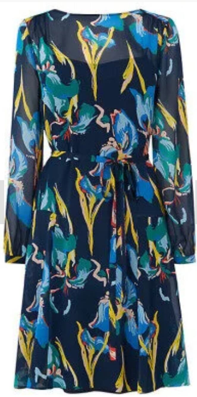 L.K. Bennett Darcy Silk Dress, Size US 4